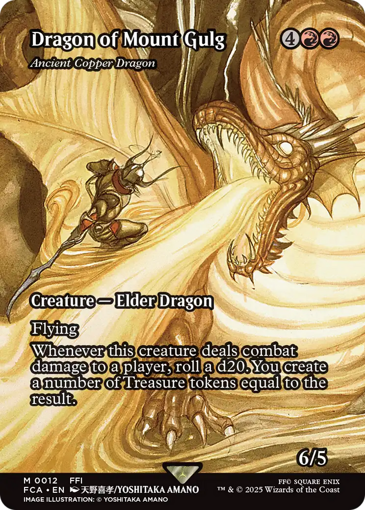 Dragon of Mount Gulg - Ancient Copper Dragon (Showcase) [FINAL FANTASY : Through the Ages] | Boutique FDB TCG