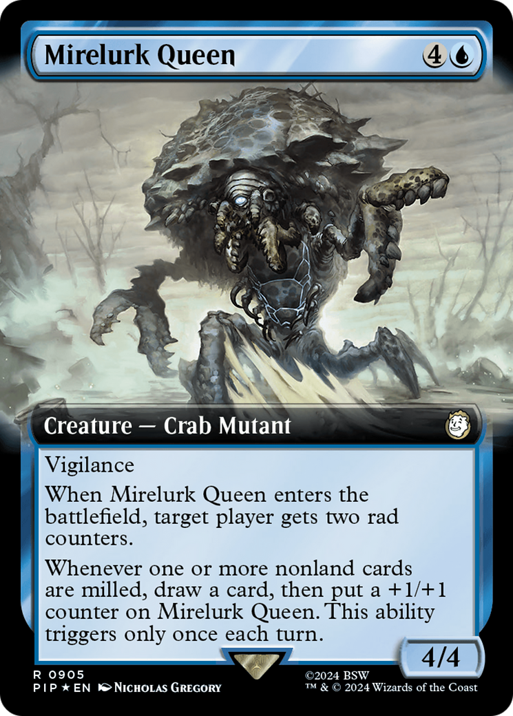 Mirelurk Queen (Extended Art) (Surge Foil) [Fallout] | Boutique FDB TCG