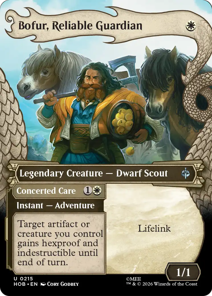 Bofur, Reliable Guardian (Showcase) [The Hobbit] | Boutique FDB TCG
