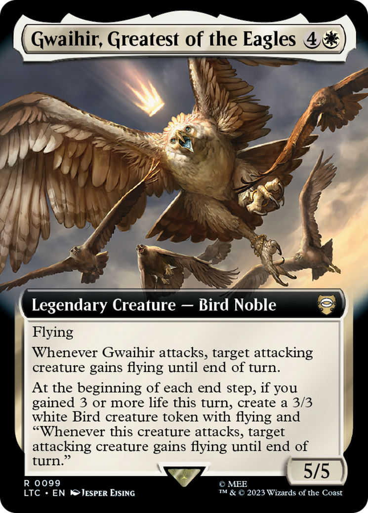 Gwaihir, Greatest of the Eagles (Extended Art) [The Lord of the Rings: Tales of Middle-Earth Commander] | Boutique FDB TCG