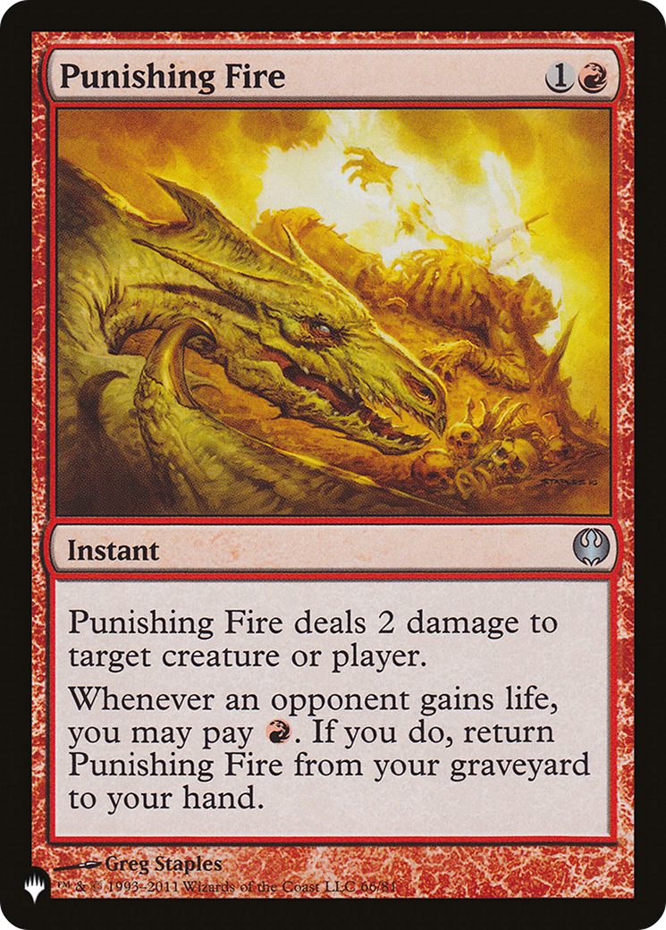 Punishing Fire [The List] | Boutique FDB TCG