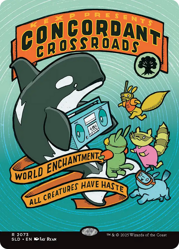 Concordant Crossroads (2073) (Rainbow Foil) [Secret Lair Drop Series] | Boutique FDB TCG