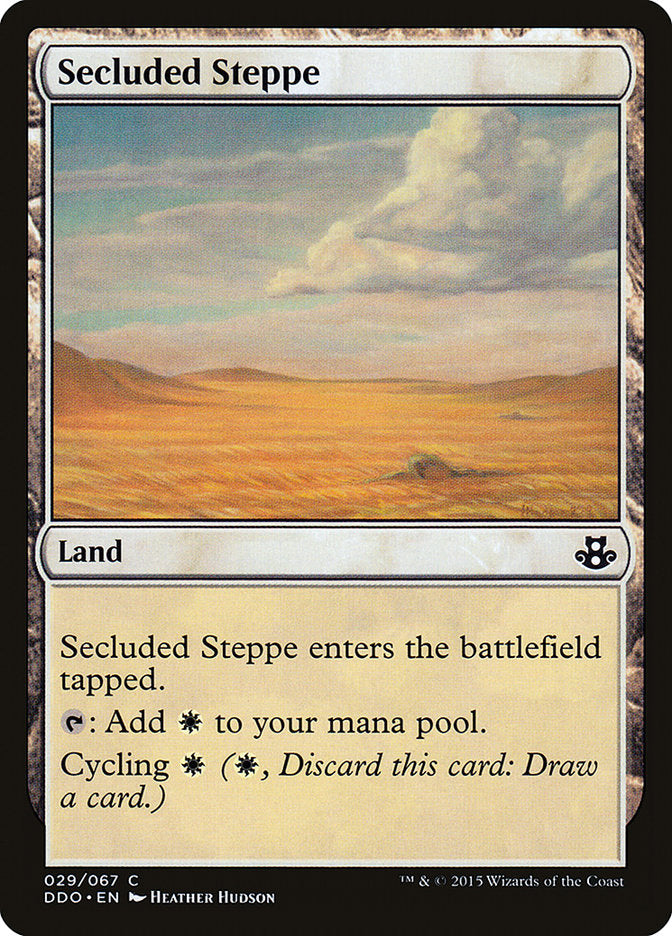 Secluded Steppe [Duel Decks: Elspeth vs. Kiora] | Boutique FDB TCG