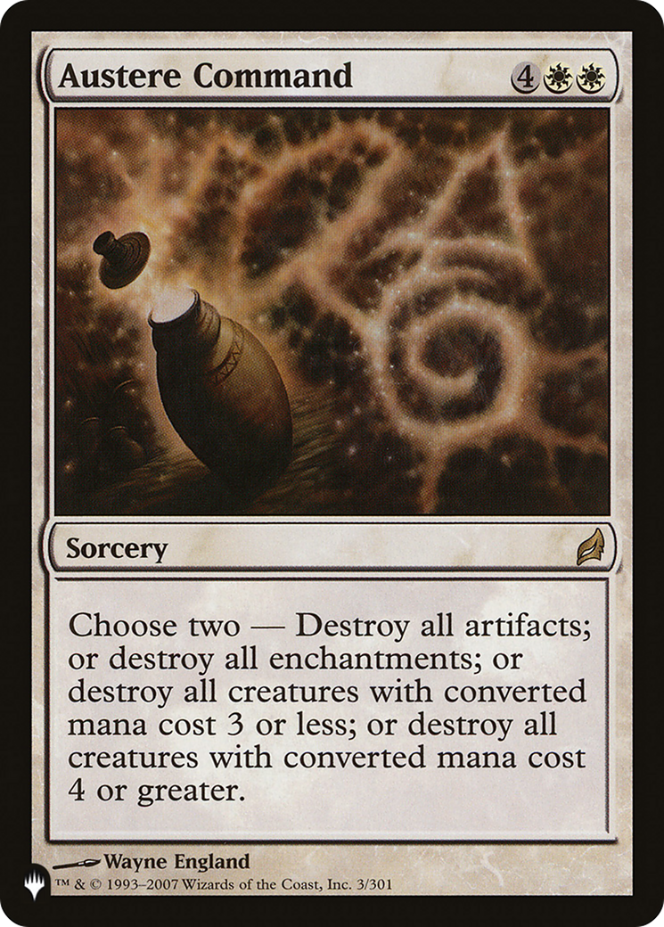 Austere Command (Surge Foil) [Marvel Super Heroes Commander] | Boutique FDB TCG