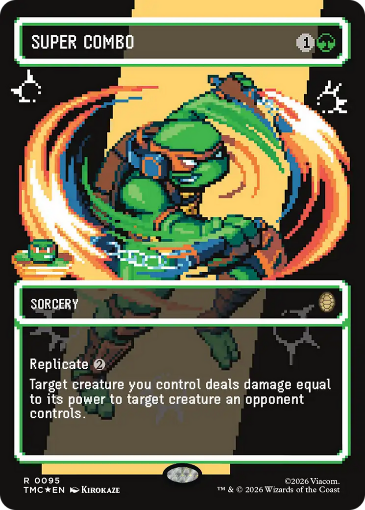 Super Combo (Borderless) (Surge Foil) [Teenage Mutant Ninja Turtles Commander] | Boutique FDB TCG