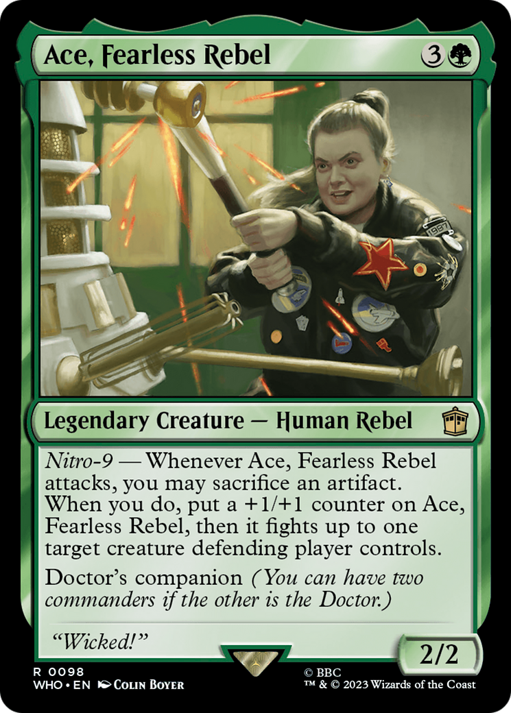 Ace, Fearless Rebel [Doctor Who] | Boutique FDB TCG