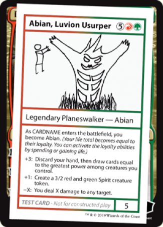 Abian, Luvion Usurper (2021 Edition) [Mystery Booster Playtest Cards] | Boutique FDB TCG