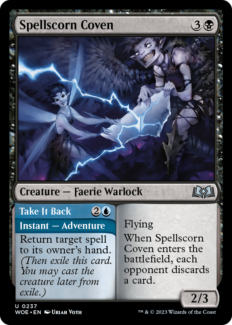 Spellscorn Coven // Take It Back [Wilds of Eldraine] | Boutique FDB TCG