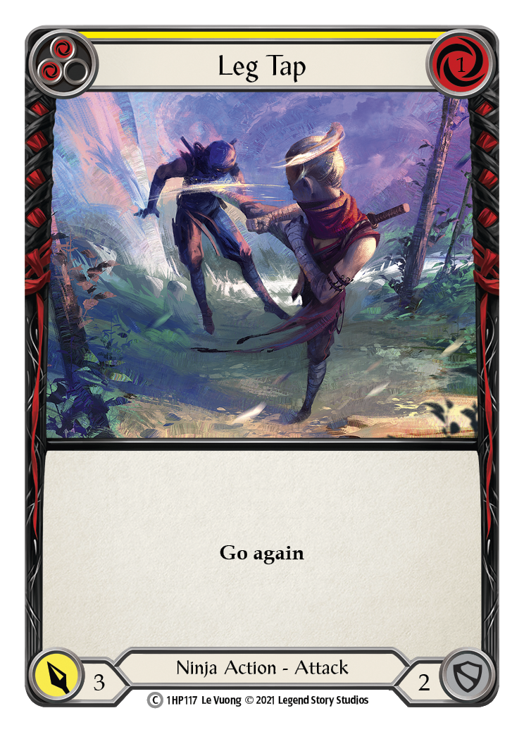 Leg Tap (Yellow) [1HP117] (History Pack 1) | Boutique FDB TCG