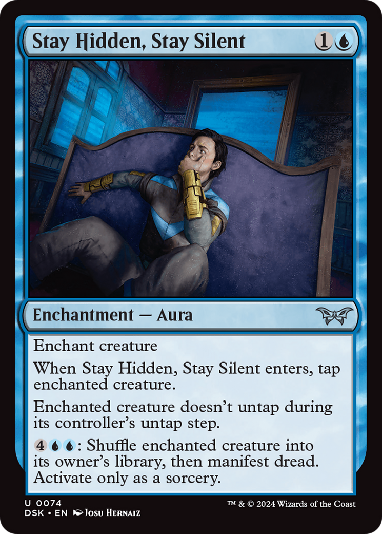 Stay Hidden, Stay Silent (0074) [Duskmourn: House of Horror] | Boutique FDB TCG