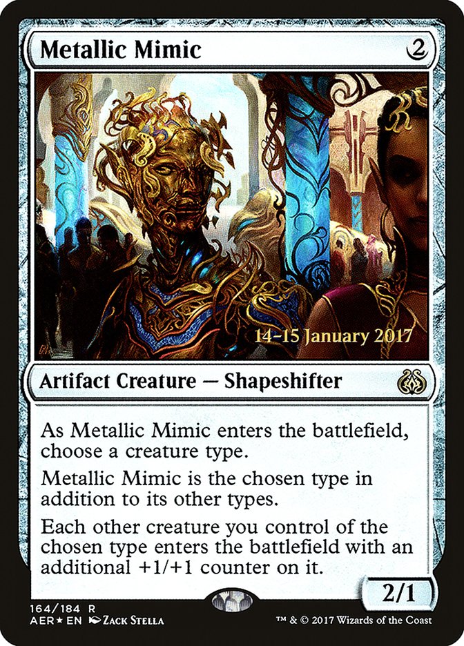 Metallic Mimic [Aether Revolt Prerelease Promos] | Boutique FDB TCG