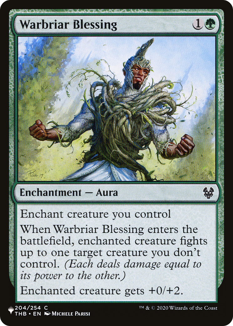 Warbriar Blessing [The List Reprints] | Boutique FDB TCG