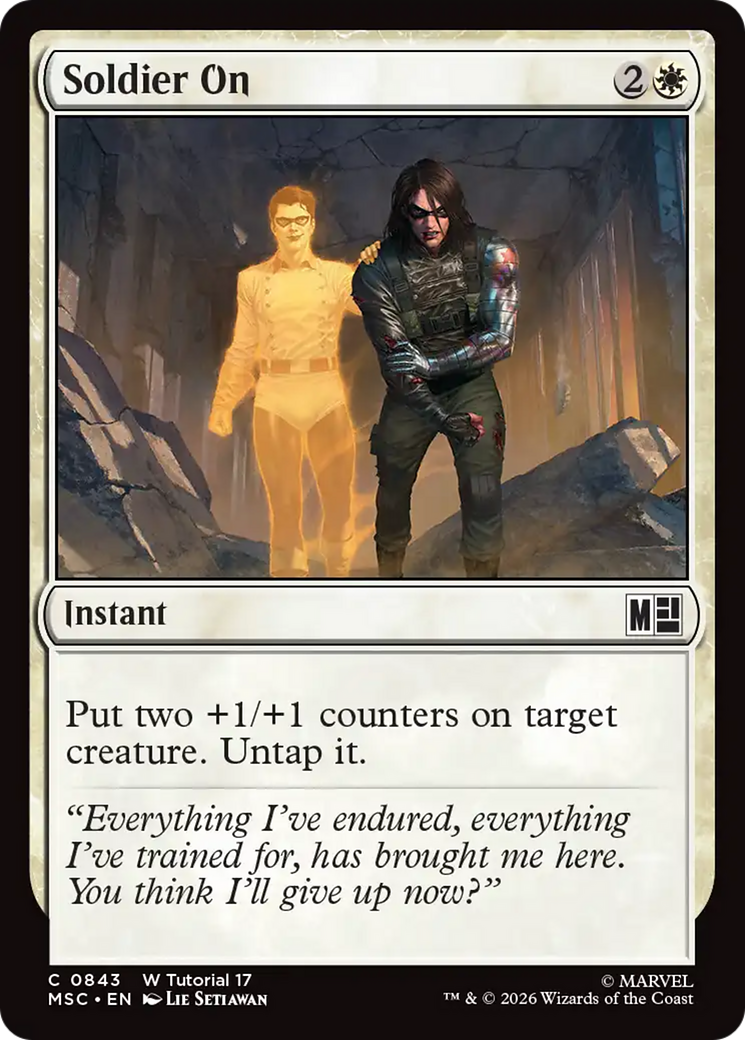 Soldier On [Marvel Super Heroes Commander] | Boutique FDB TCG