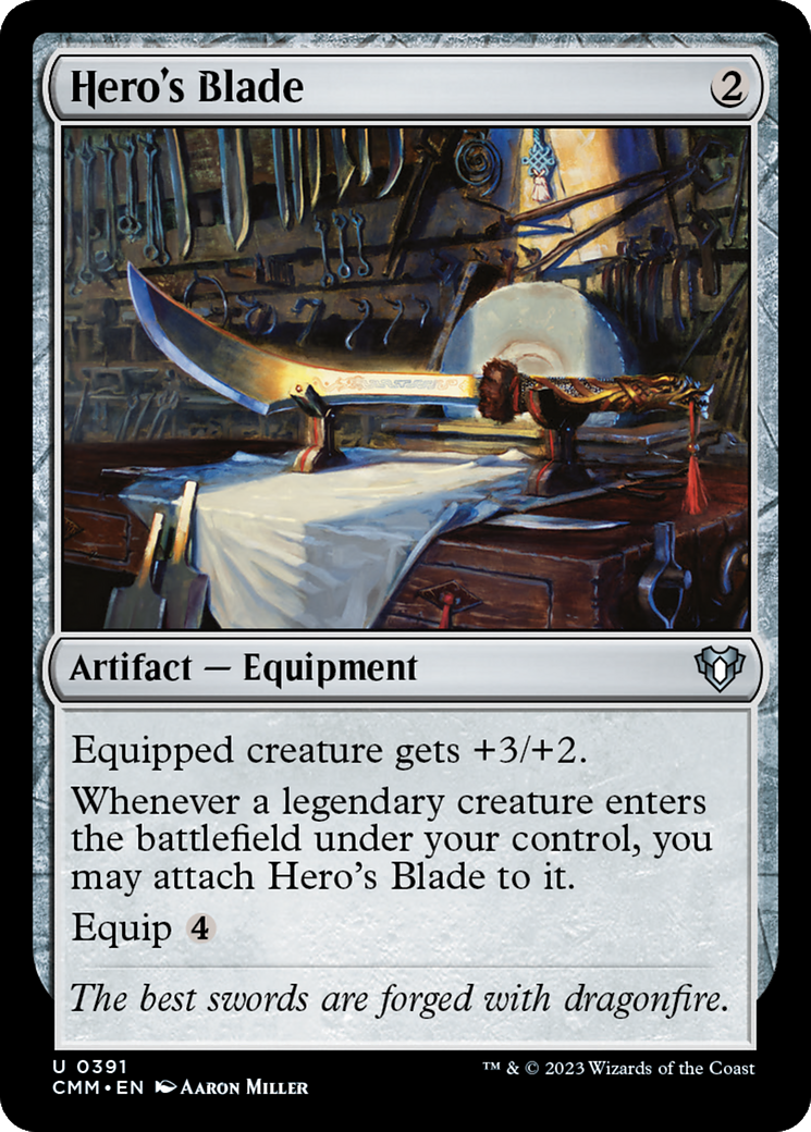 Hero's Blade [Commander Masters] | Boutique FDB TCG