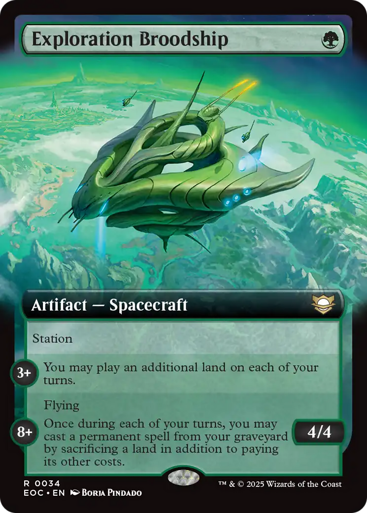 Exploration Broodship (Extended Art) [Edge of Eternities Commander] | Boutique FDB TCG
