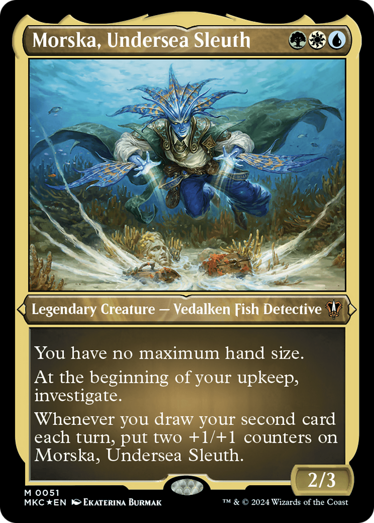 Morska, Undersea Sleuth (Display Commander) [Murders at Karlov Manor Commander] | Boutique FDB TCG