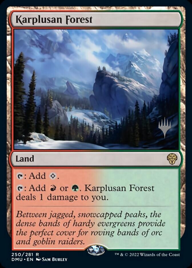 Karplusan Forest (Promo Pack) [Dominaria United Promos] | Boutique FDB TCG