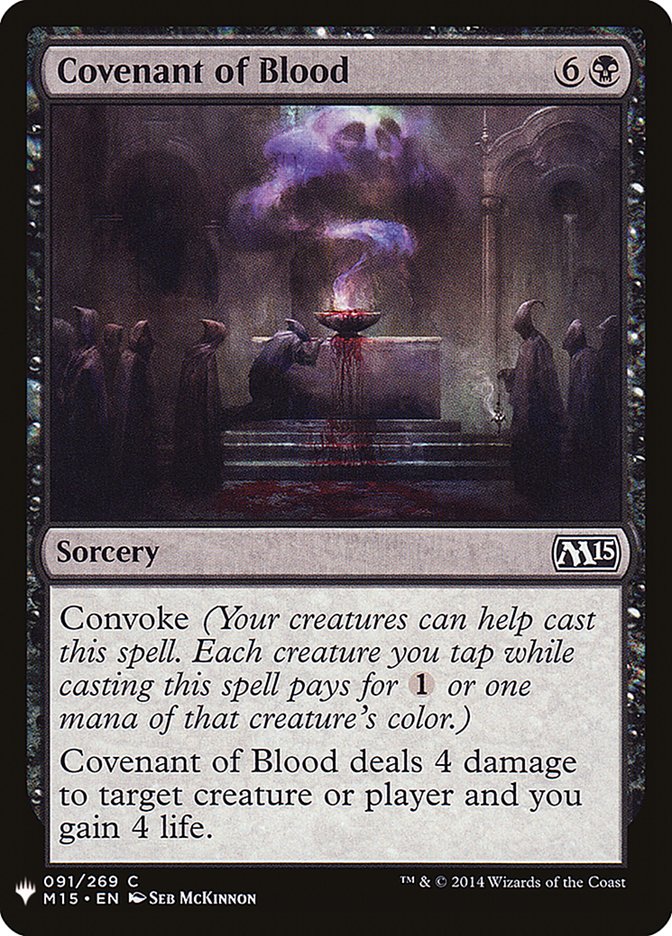 Covenant of Blood [Mystery Booster] | Boutique FDB TCG