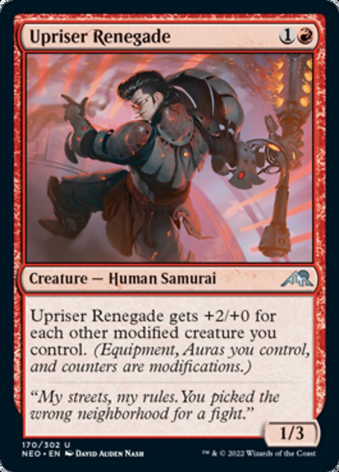 Upriser Renegade [Kamigawa: Neon Dynasty] | Boutique FDB TCG