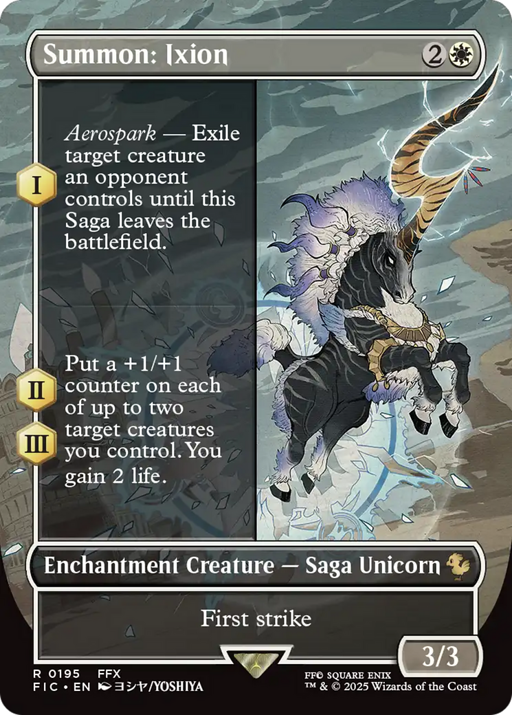 Summon: Ixion (Borderless) [FINAL FANTASY Commander] | Boutique FDB TCG