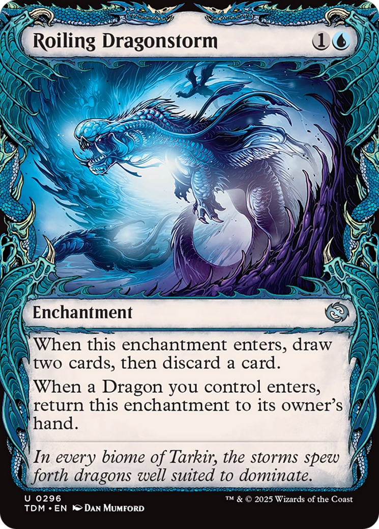 Roiling Dragonstorm (Showcase) [Tarkir: Dragonstorm] | Boutique FDB TCG