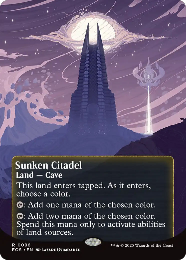 Sunken Citadel (0086) (Borderless) [Edge of Eternities: Stellar Sights] | Boutique FDB TCG