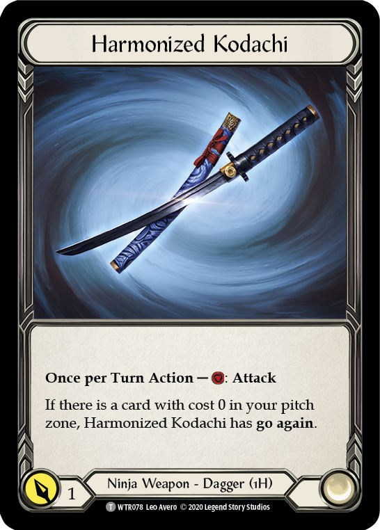 Bravo // Harmonized Kodachi [U-WTR039 // U-WTR078] (Welcome to Rathe Unlimited)  Unlimited Normal | Boutique FDB TCG