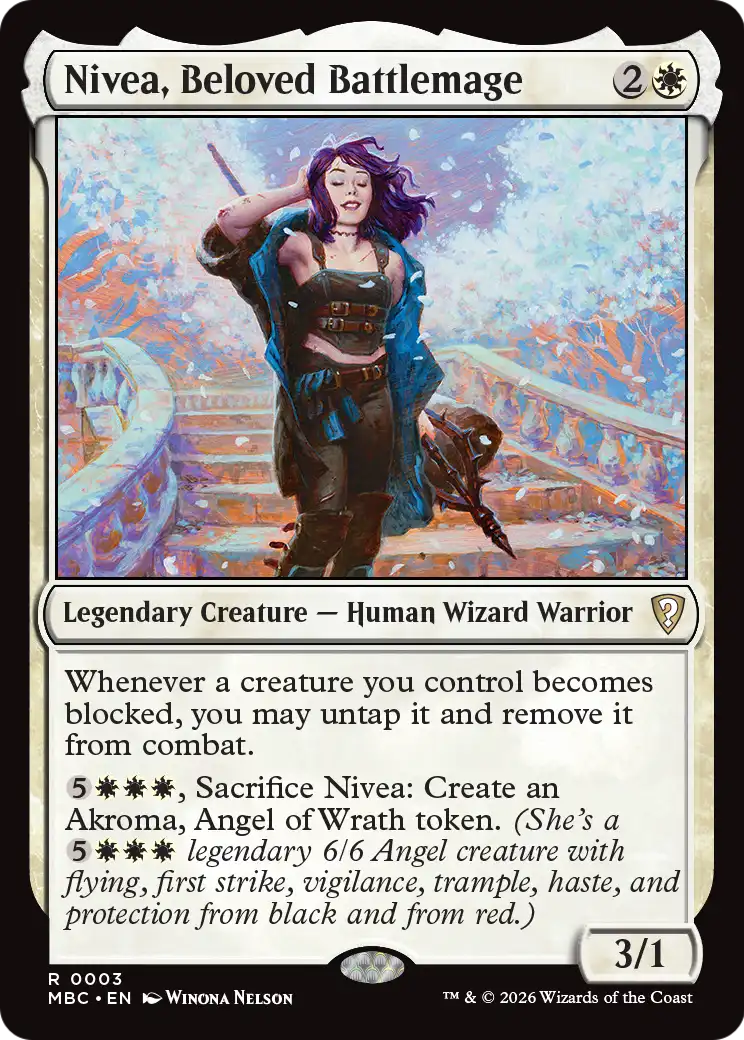 Nivea, Beloved Battlemage [Mystery Booster: Commander Edition] | Boutique FDB TCG