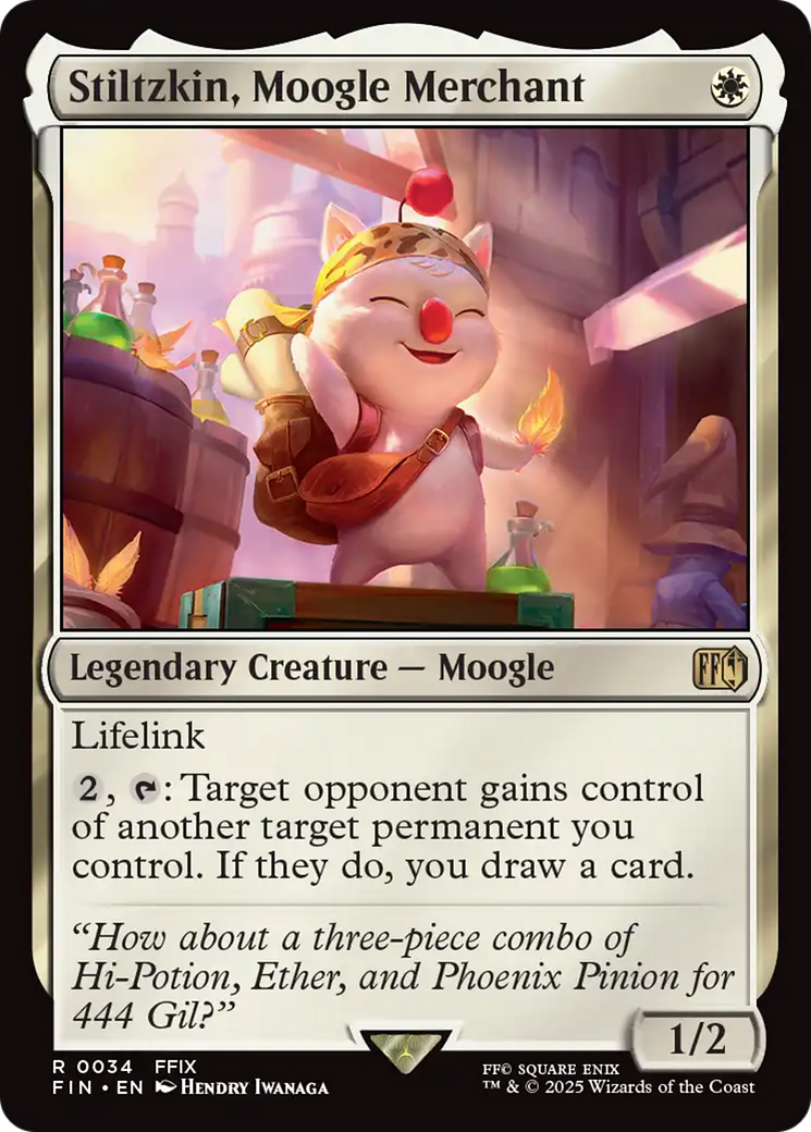 Stiltzkin, Moogle Merchant [FINAL FANTASY] | Boutique FDB TCG
