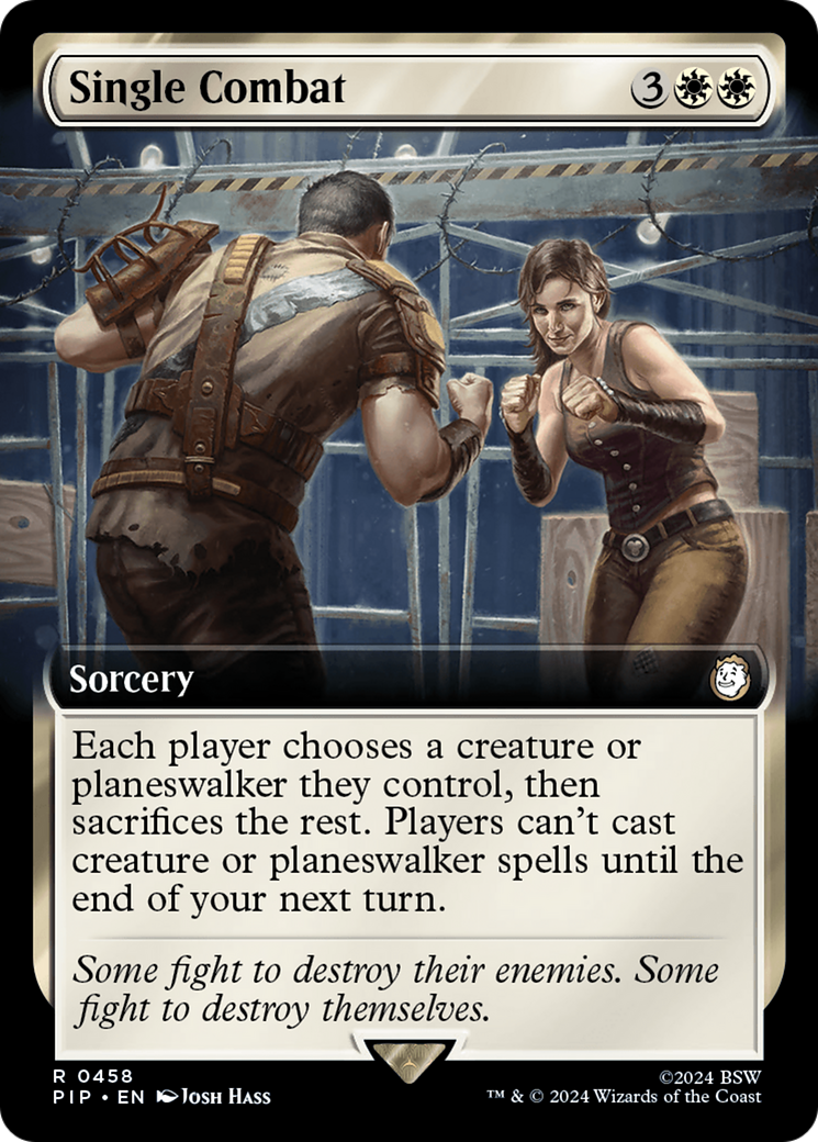 Single Combat (Extended Art) [Fallout] | Boutique FDB TCG
