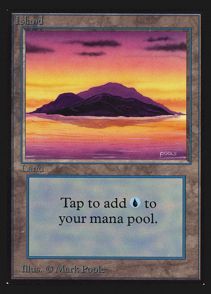 Island (Sunset / Signature on Right) [International Collectors' Edition] | Boutique FDB TCG