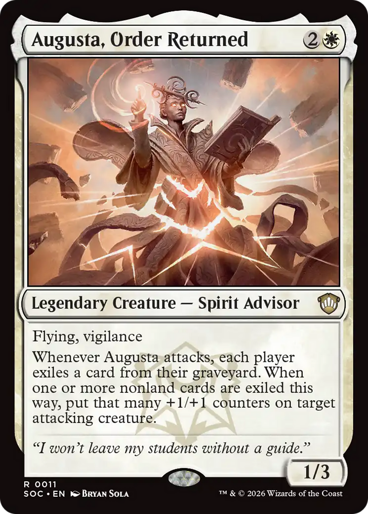 Augusta, Order Returned [Secrets of Strixhaven Commander] | Boutique FDB TCG