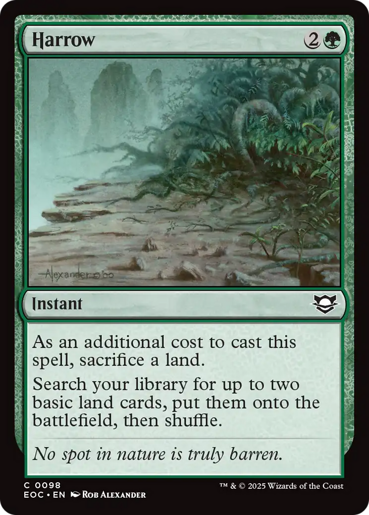 Harrow [Edge of Eternities Commander] | Boutique FDB TCG