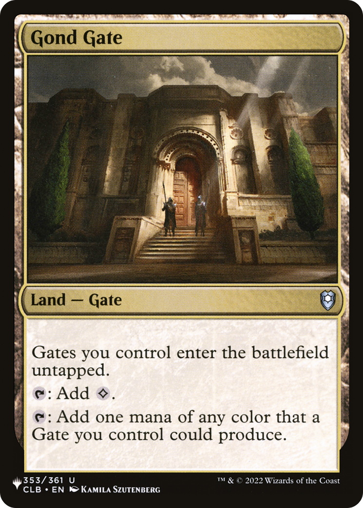 Gond Gate [The List] | Boutique FDB TCG