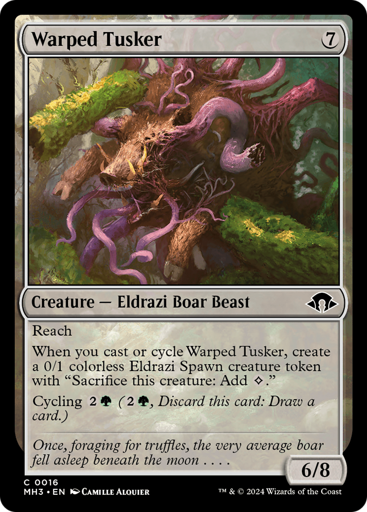 Warped Tusker [Modern Horizons 3] | Boutique FDB TCG