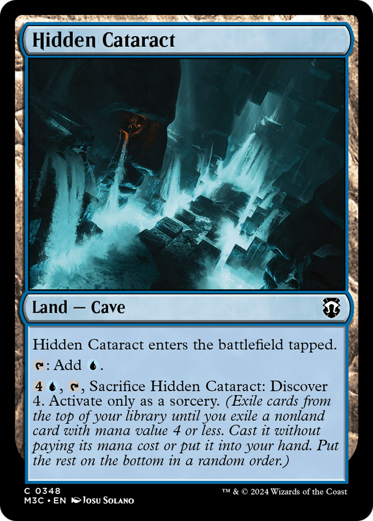 Hidden Cataract (Ripple Foil) [Modern Horizons 3 Commander] | Boutique FDB TCG