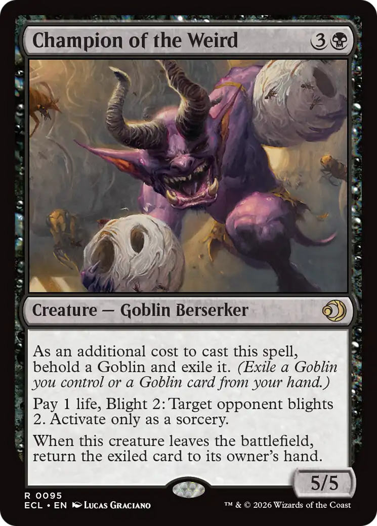 Champion of the Weird [Lorwyn Eclipsed] | Boutique FDB TCG