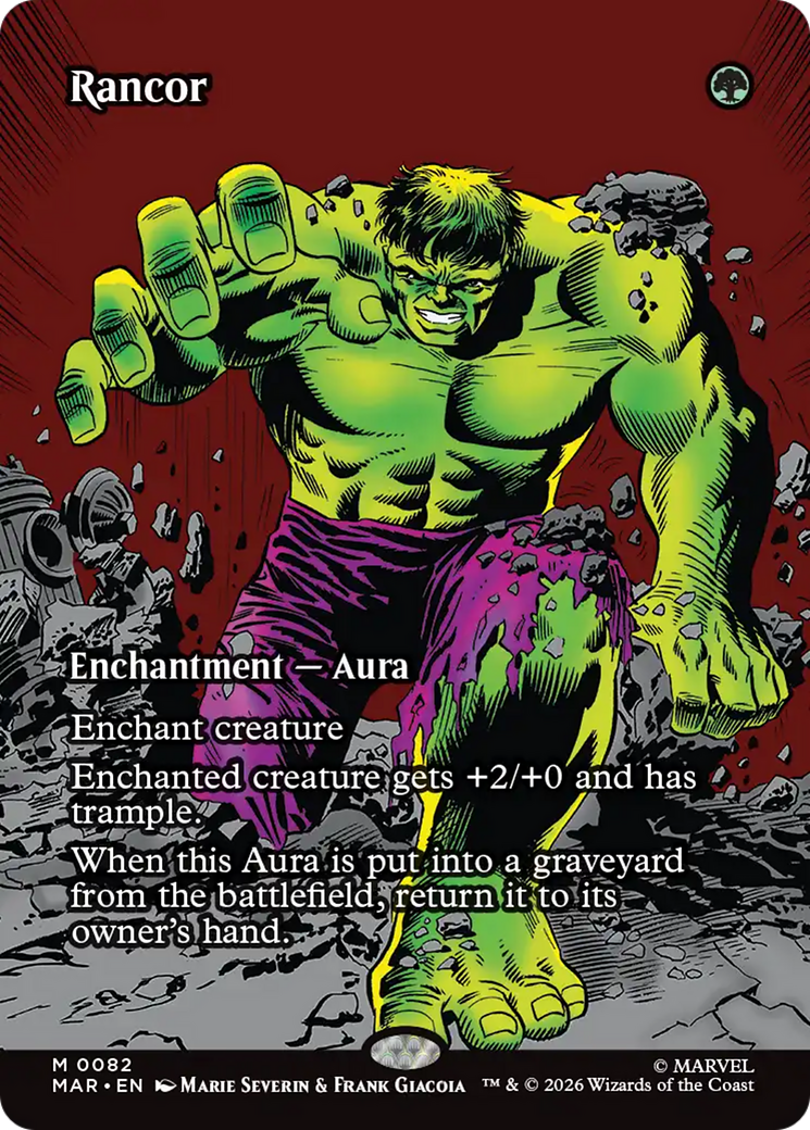 Rancor (Borderless) [Marvel Universe: Eternal-Legal] | Boutique FDB TCG