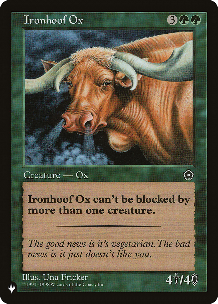 Ironhoof Ox [The List Reprints] | Boutique FDB TCG