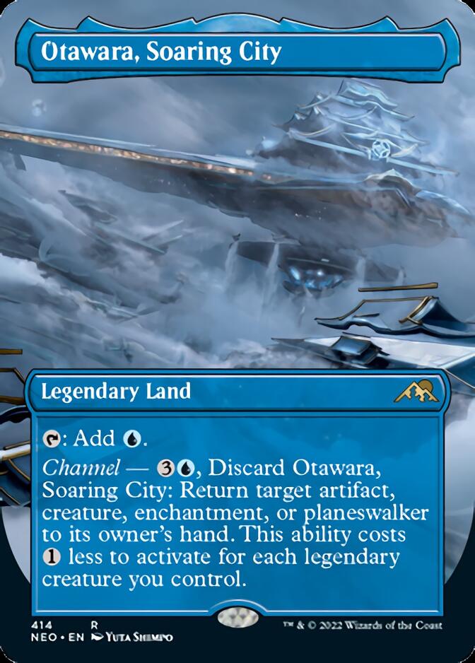 Otawara, Soaring City (Borderless Alternate Art) [Kamigawa: Neon Dynasty] | Boutique FDB TCG