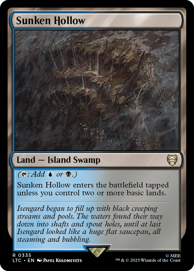 Sunken Hollow [The Lord of the Rings: Tales of Middle-Earth Commander] | Boutique FDB TCG