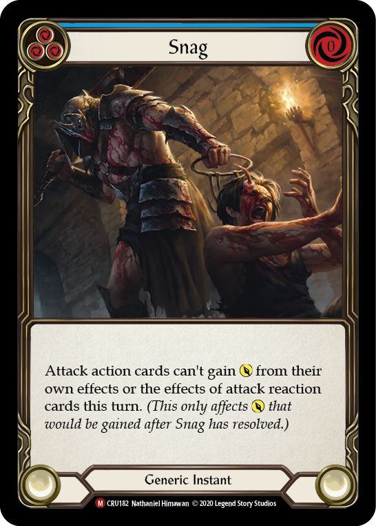 Snag [CRU182] (Crucible of War)  1st Edition Normal | Boutique FDB TCG