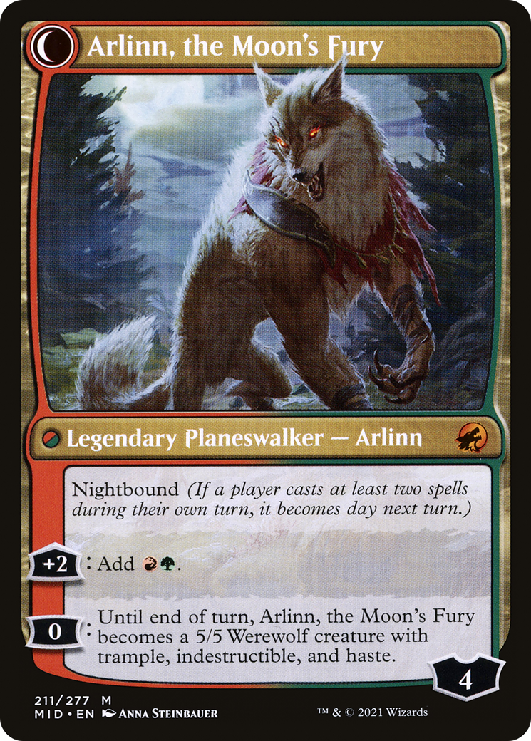 Arlinn, the Pack's Hope // Arlinn, the Moon's Fury [Secret Lair: From Cute to Brute] | Boutique FDB TCG