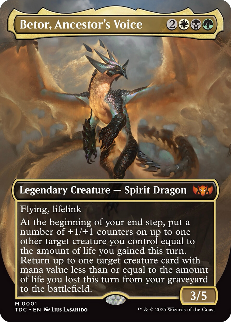 Betor, Ancestor's Voice (Borderless) [Tarkir: Dragonstorm Commander] | Boutique FDB TCG