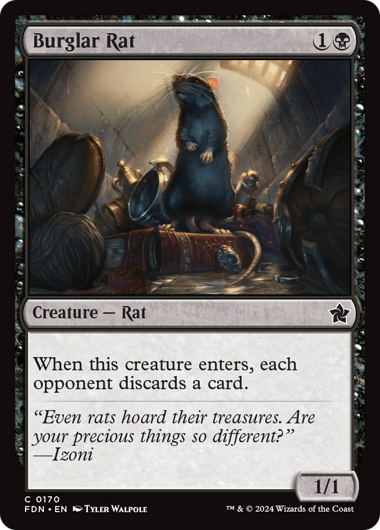 Burglar Rat [Foundations] | Boutique FDB TCG