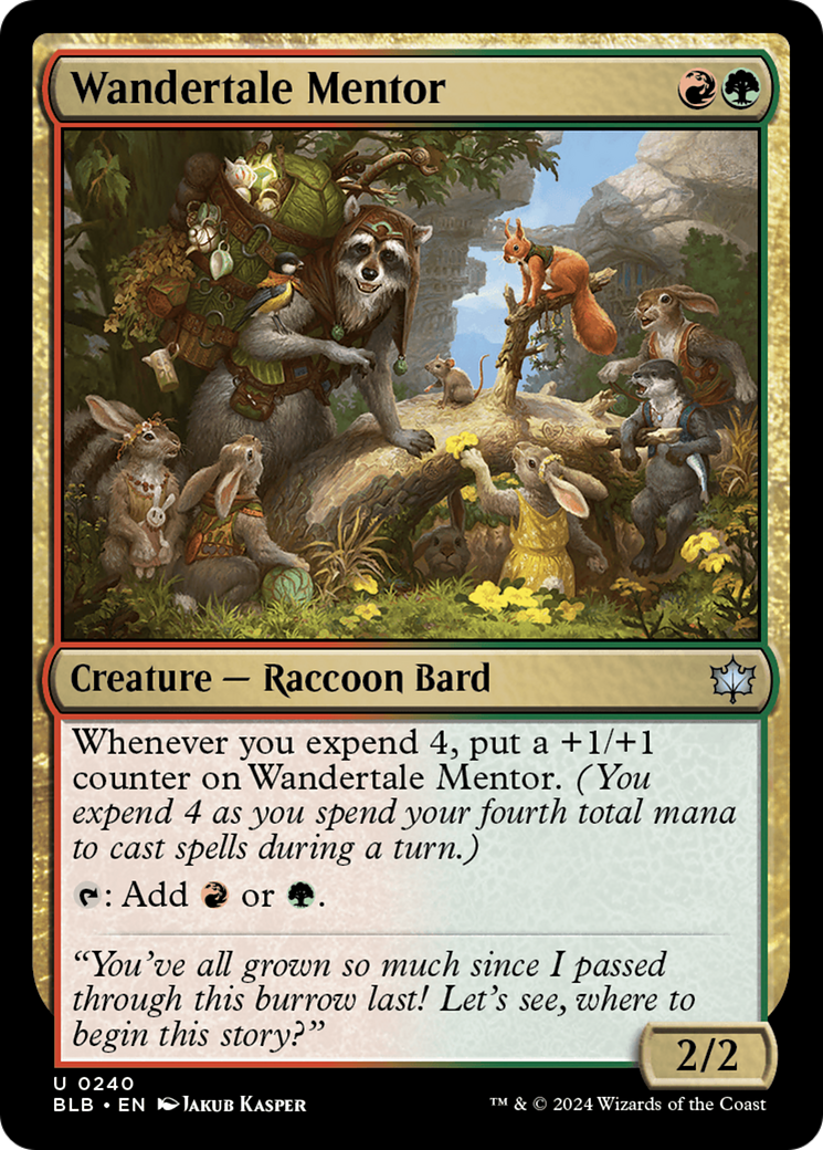 Wandertale Mentor [Bloomburrow] | Boutique FDB TCG