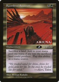 Squandered Resources (Oversized) [Oversize Cards] | Boutique FDB TCG