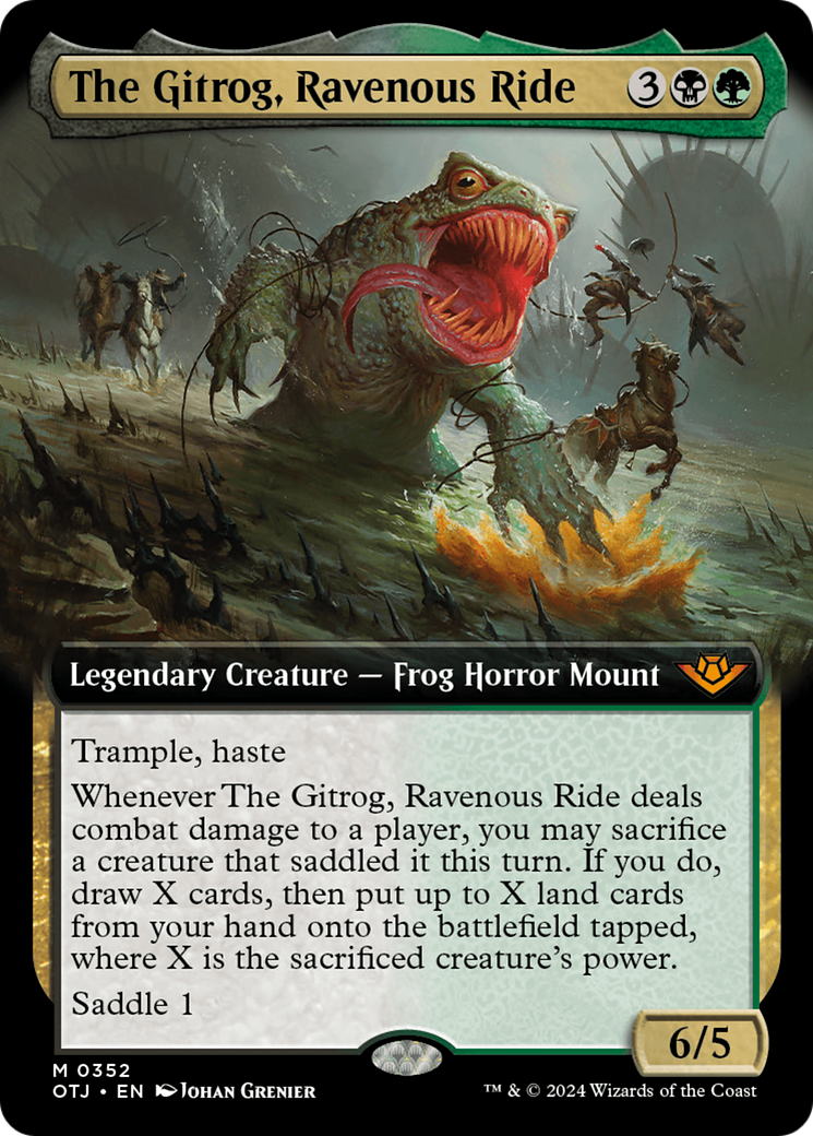 The Gitrog, Ravenous Ride (Extended Art) [Outlaws of Thunder Junction] | Boutique FDB TCG