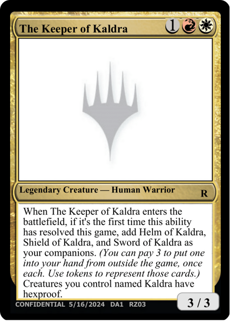 The Keeper of Kaldra [Unknown Event] | Boutique FDB TCG