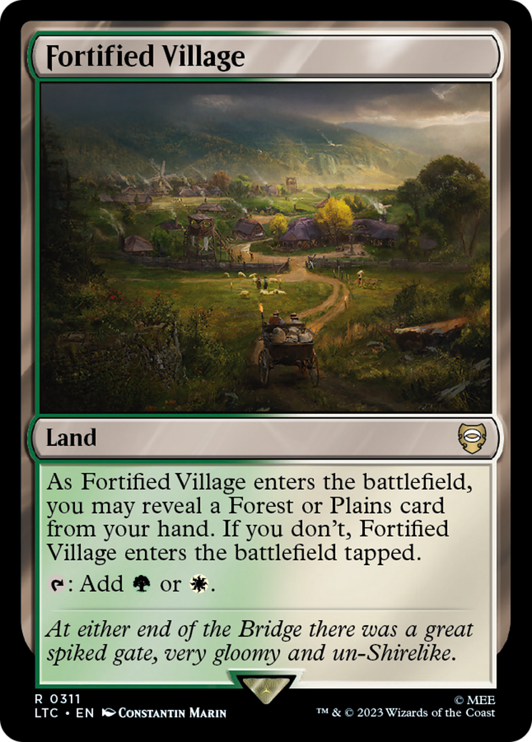 Fortified Village [The Lord of the Rings: Tales of Middle-Earth Commander] | Boutique FDB TCG